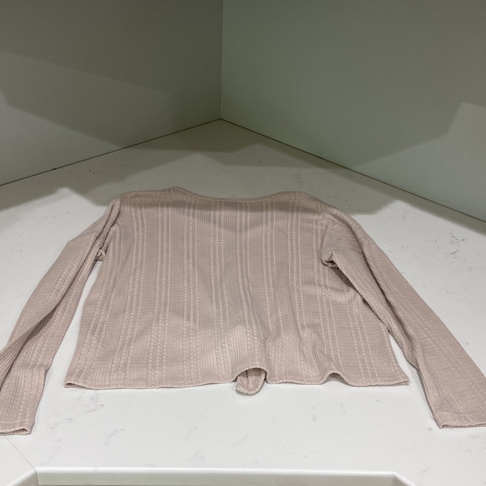 Paper Crane Medium Blush Colored Button Down With… - image 8